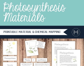 Photosynthesis Materials - Passage, Nomenclature, Sequencing & Chemistry