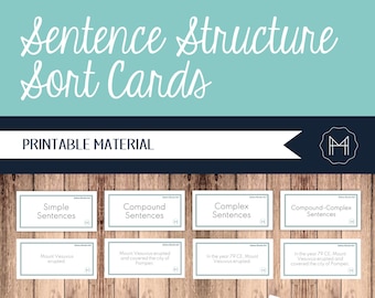 Sentence Structure Sort