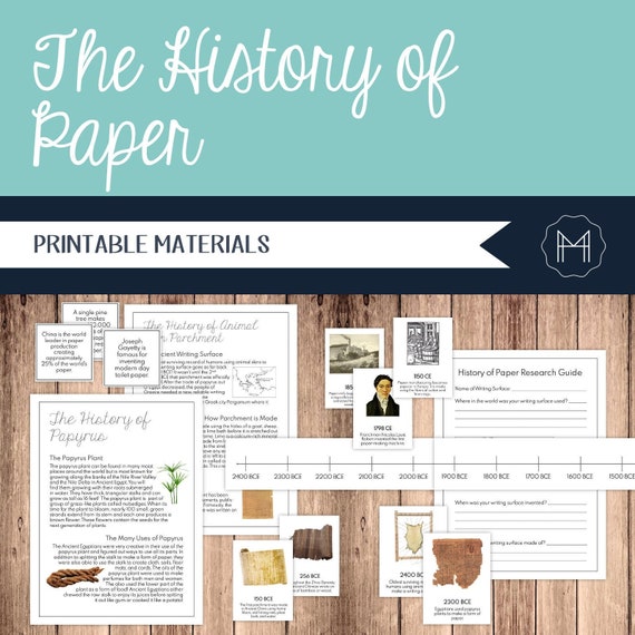 the-history-of-paper-timeline-reading-passages-diy-and-etsy
