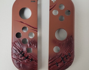 Horror Gift for Gamer Custom Diablo Butcher 3D Horror Diablo Demon Monster Saw Diablo joycon controller faceplate 3D figure demon dark