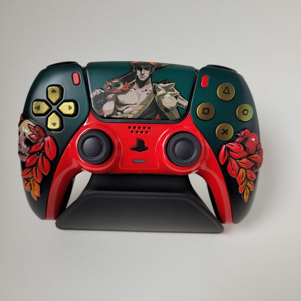 Hades game merch zagreo controller ps5  gift for gamer custom controller case faceplate  controller panel hades art zagreo