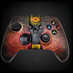 One ring the tower lotr custom hand painted xbox controller or faceplate, gamer fantasy gift