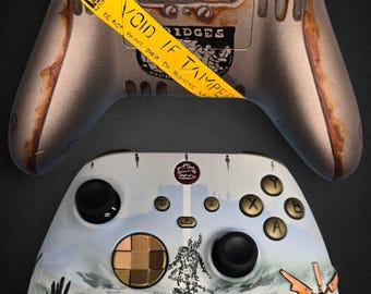 Custom Death Stranding Themed Xbox Series X/S Fan Made Unofficial Wireless Controller. Video game collectibles