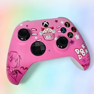 Doki Doki Literature Club! Natsuki xbox hand painted controller
