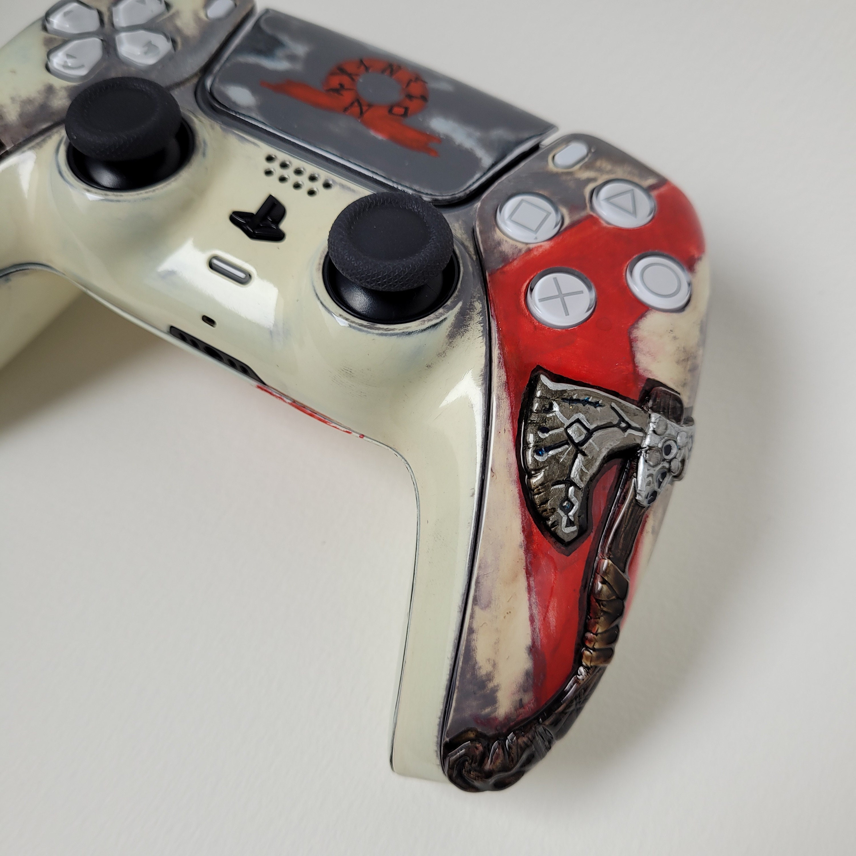 God War Custom Hand Painted Kratos Controller Gift for Gamer - Etsy
