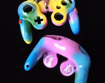 Sailor Moon GameCube Controller Shell, Custom Painted OEM, Anime Gamer Gift