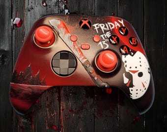 Custom hand painted horror movie xbox  controller or Faceplate , gift for gamers