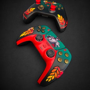 Hades game custom hand painted zagreo controller ps5  dual sence gift for gamer