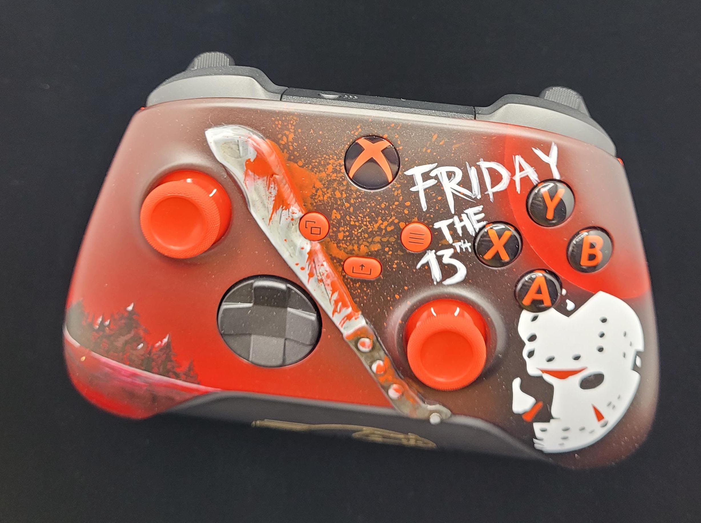 Custom Hand Painted Horror Movie Xbox Controller or Faceplate , Gift ...