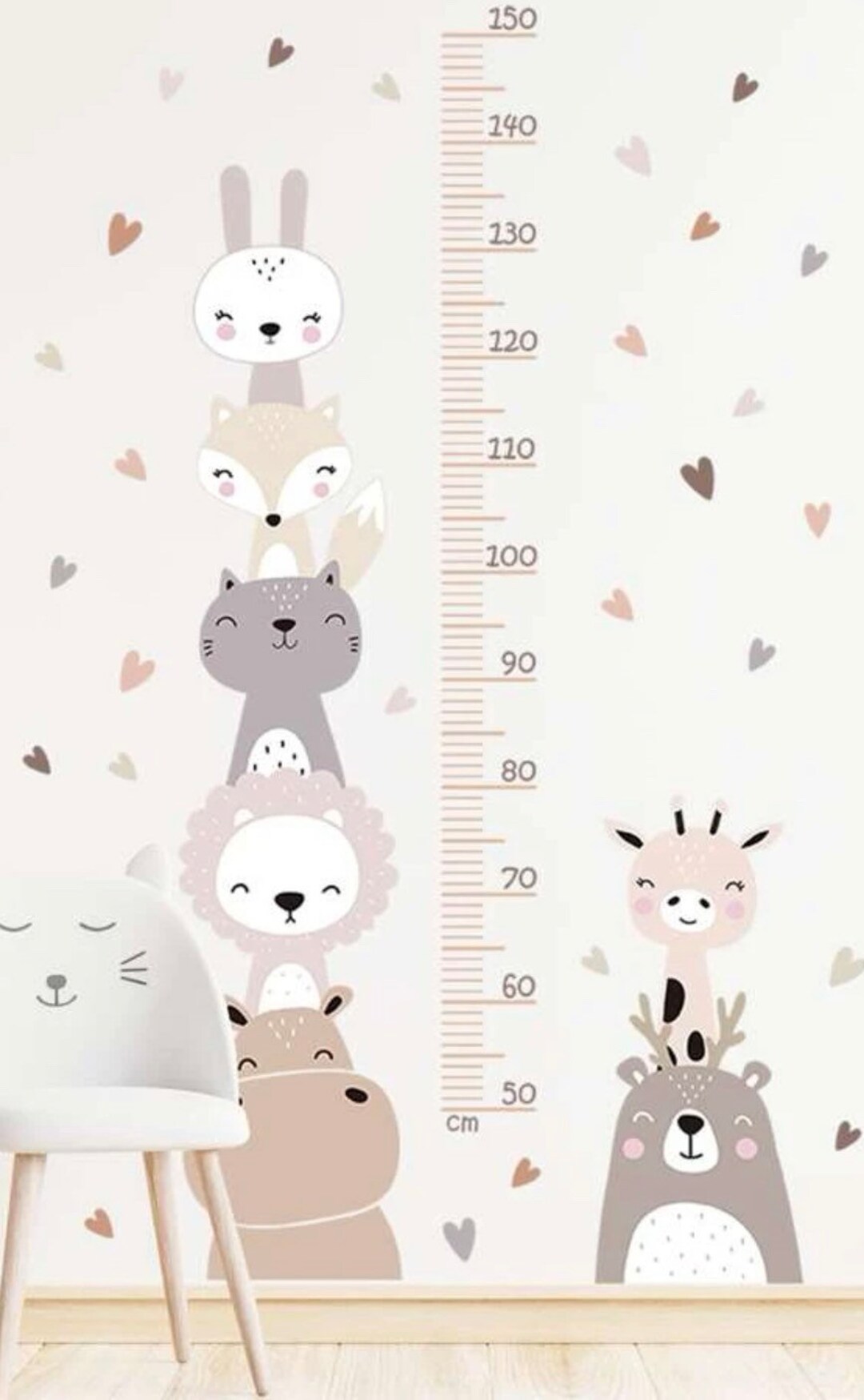 Childrens Measurement Chart/ Wall Vinyl /mural/nursery/height Etsy