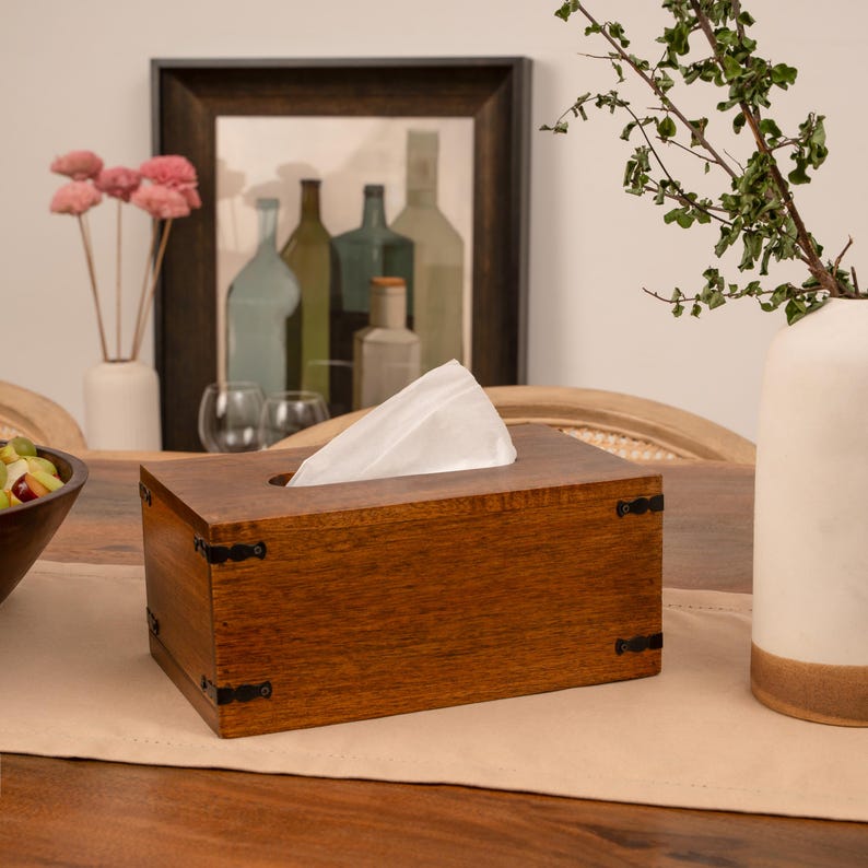 Tissue Box Holder, Bathroom Organizing, Tissue Box Cover, Rectangular Box, Tissue Holder, Desk Organization, Homeware Gift, tissue cover, House Warming Gift, Mother Gift, wood box, cover for tissue box, bathroom tissue box