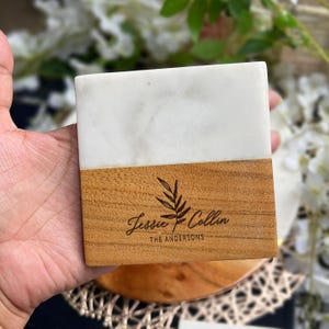 Customized Cutting Board, Fall Host Gift, Thanksgiving Centerpiece, Personalized Charcuterie Board, Marble Cheeseboard Set, Engagement Gift image 4