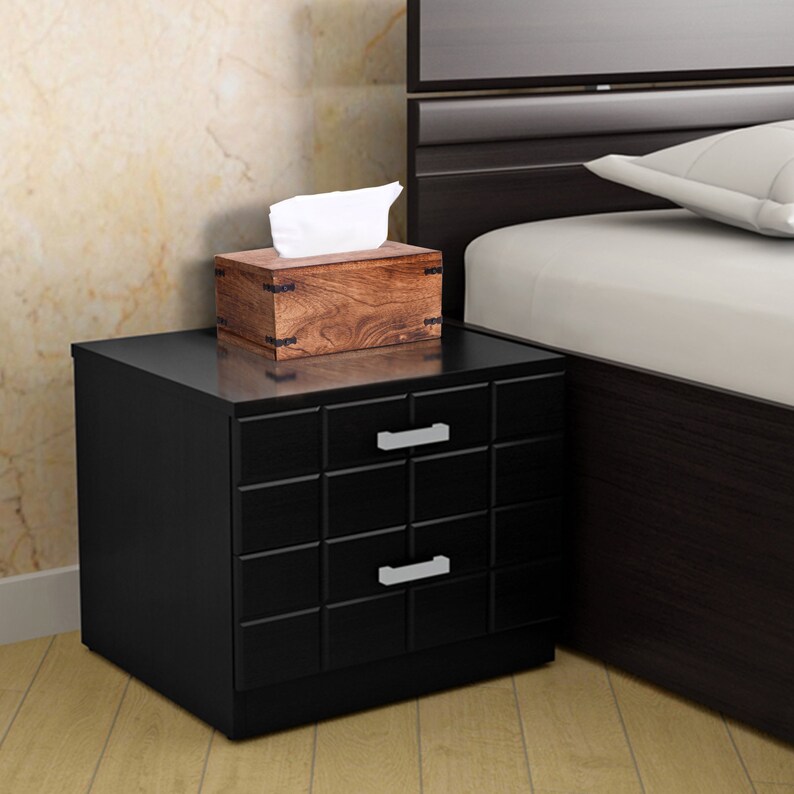 Tissue Box Cover Holder Rectangular Wood Tissue Box Cover Etsy