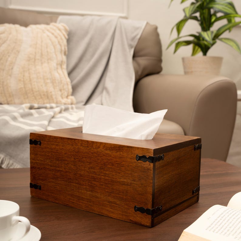 Tissue Box Holder, Bathroom Organizing, Tissue Box Cover, Rectangular Box, Tissue Holder, Desk Organization, Homeware Gift, tissue cover, House Warming Gift, Mother Gift, wood box, cover for tissue box, bathroom tissue box