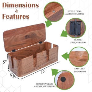 Storage Organization, Cord Organizer, Cable Holder, Home Improvement, Wire Cover, Homeware, cable organizer, desk organizer, Wire Organizer, new home gift, gift for dad, Rustic Organiser, Charging Station