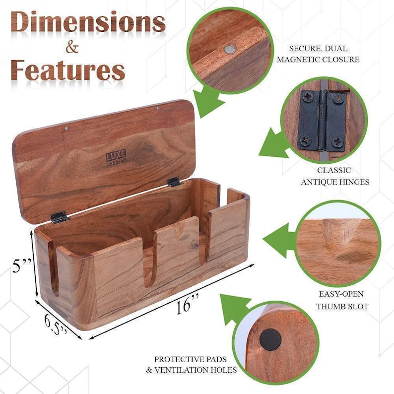 Storage Organization, Cord Organizer, Cable Holder, Home Improvement, Wire Cover, Homeware, cable organizer, desk organizer, Wire Organizer, new home gift, gift for dad, Rustic Organiser, Charging Station