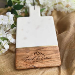 Custom Cheese Board, Engagement Gift, Marble Cutting Board, Charcuterie Board, Mother Of The Bride, Bridal Shower Gift, Newlywed Gift, Engraved Board, Couple Gift, Personalized Board, Marble Board, Cheese Board, Wedding Gift