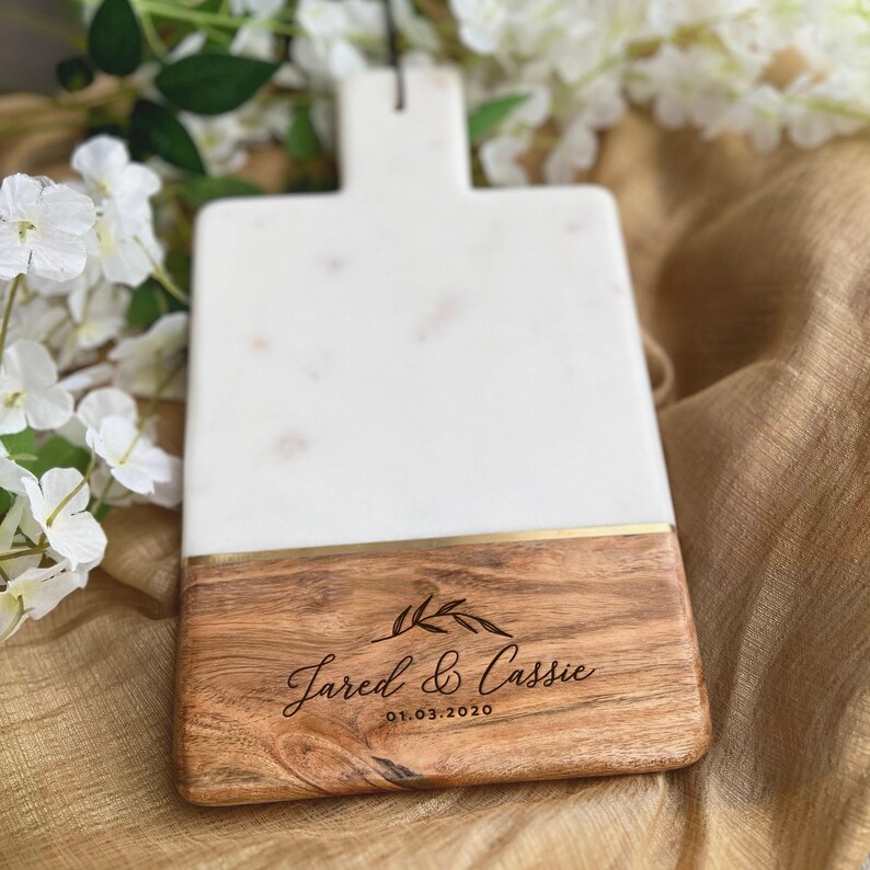 Custom Cheese Board, Engagement Gift, Marble Cutting Board, Charcuterie Board, Mother Of The Bride, Bridal Shower Gift, Newlywed Gift, Engraved Board, Couple Gift, Personalized Board, Marble Board, Cheese Board, Wedding Gift