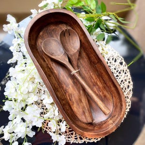 Wood Bowls handmade, Handmade Dough Bowl, Wood Bread Bowl, Wood Dough Bowl, carved wooden bowl, bowl for bread, vintage wooden bowl, Homeware Gift, Holiday Hosting, wood bowl, dough bowl, wood tray, carved bowl