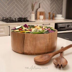 Wooden Bowls, Handmade Fruit Bowl, Hosting Decor, Large Serving Bowl, Mixing Bowl, Food Safe Bowl, Wood Bowl, fruit bowl, salad bowl, serving bowl, catch all bowl, decorative bowl, centerpiece bowl