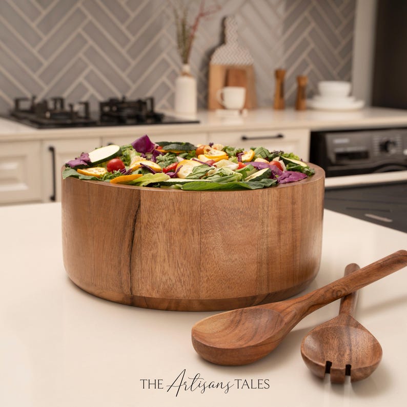 Wooden Bowls, Handmade Fruit Bowl, Hosting Decor, Large Serving Bowl, Mixing Bowl, Food Safe Bowl, Wood Bowl, fruit bowl, salad bowl, serving bowl, catch all bowl, decorative bowl, centerpiece bowl