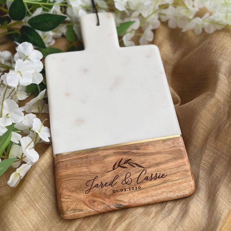 Custom Cheese Board, Engagement Gift, Marble Cutting Board, Charcuterie Board, Mother Of The Bride, Bridal Shower Gift, Newlywed Gift, Engraved Board, Couple Gift, Personalized Board, Marble Board, Cheese Board, Wedding Gift