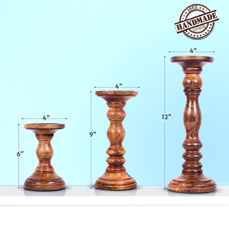 Hosting Decor, Pillar Candle Holder, Wooden Candle Holder, Wedding Candles, Candles Stand, Table Centerpiece, Wedding Centerpiece, Farmhouse Candle, Home-Decor, candle holder, Modern rustic, Candlestick Holders, table decoration