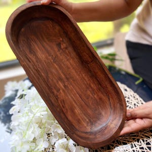 Wood Bowls handmade, Handmade Dough Bowl, Wood Bread Bowl, Wood Dough Bowl, carved wooden bowl, bowl for bread, vintage wooden bowl, Homeware Gift, Holiday Hosting, wood bowl, dough bowl, wood tray, carved bowl