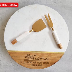 Personalized Charcuterie Cutting Board, Custom Name, Hostess Gift for Couple, New Home Gift, Wedding Gift