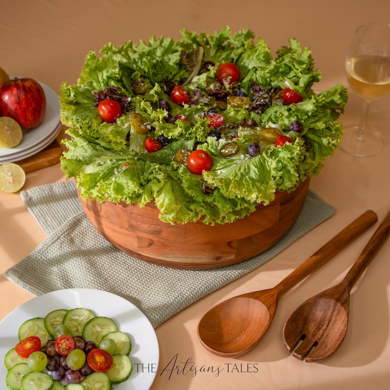 Wooden Bowls, Handmade Fruit Bowl, Hosting Decor, Large Serving Bowl, Mixing Bowl, Food Safe Bowl, Wood Bowl, fruit bowl, salad bowl, serving bowl, catch all bowl, decorative bowl, centerpiece bowl