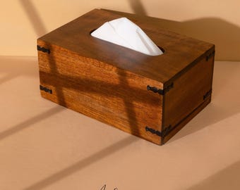 ティッシュボックス WEEKEND LOGO TISSUE CASE Tissue Box Cover Rectangular With Slide Out Bottom, Holiday Decor