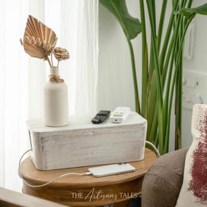Storage Organization, Cord Organizer, Cable Holder, Home Improvement, Wire Cover, Homeware, cable organizer, desk organizer, Wire Organizer, new home gift, gift for dad, Rustic Organiser, Charging Station