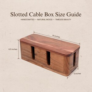Slotted Cable Box Size Guide