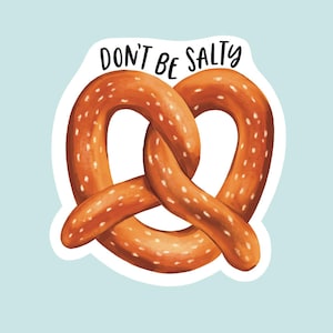 Pretzel, vinyl stickers