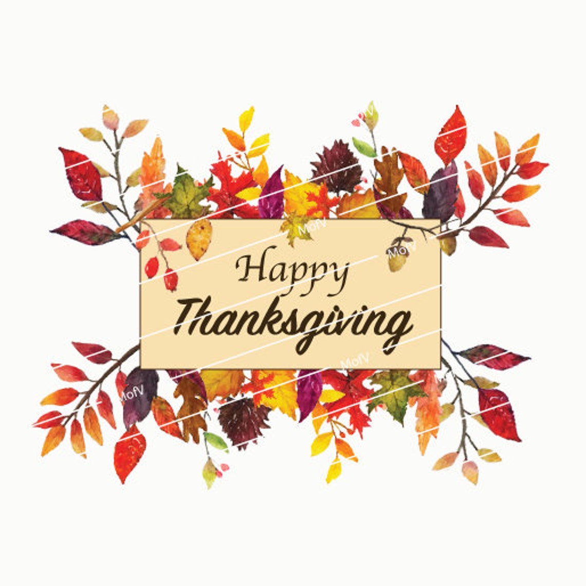 Fall Watercolor Clip Art - Etsy
