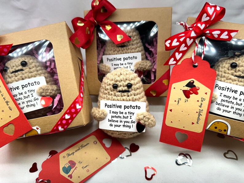 Valentines Day Positive Potato Gift Box Etsy