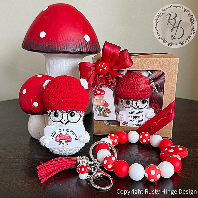 Pilz Geschenkbox mit Armband und Plüschi Bild 16
