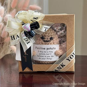 Personalized Thank You Potato Gift Box: Employee Appreciation + Handwritten Card