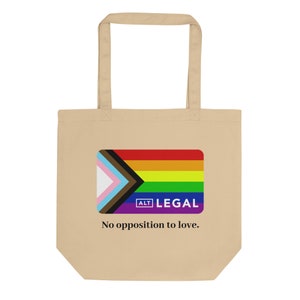 Progress Flag No Opposition Tote Bag