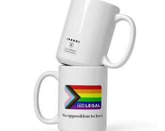 Progress Flag No Opposition Mug