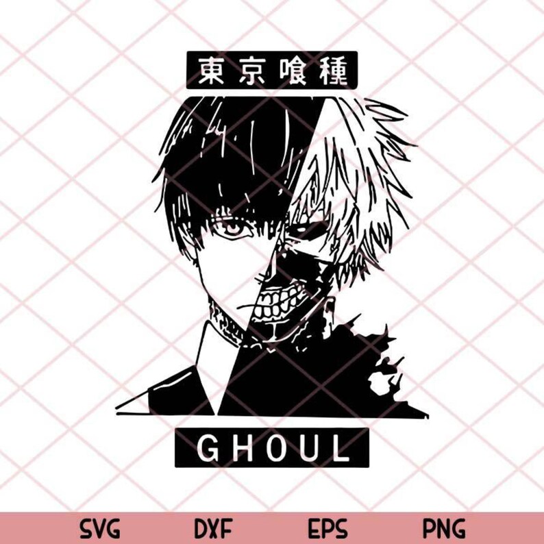 Download Tokyo Ghoul Harajuku Anime Layered Svg Japón regalo ...