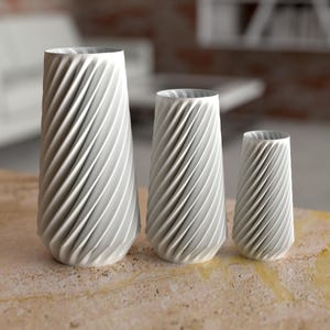 Modern special vases with color selection | Multifunctional creative decoration & gift idea | Sustainable handcraft | Made in Germany