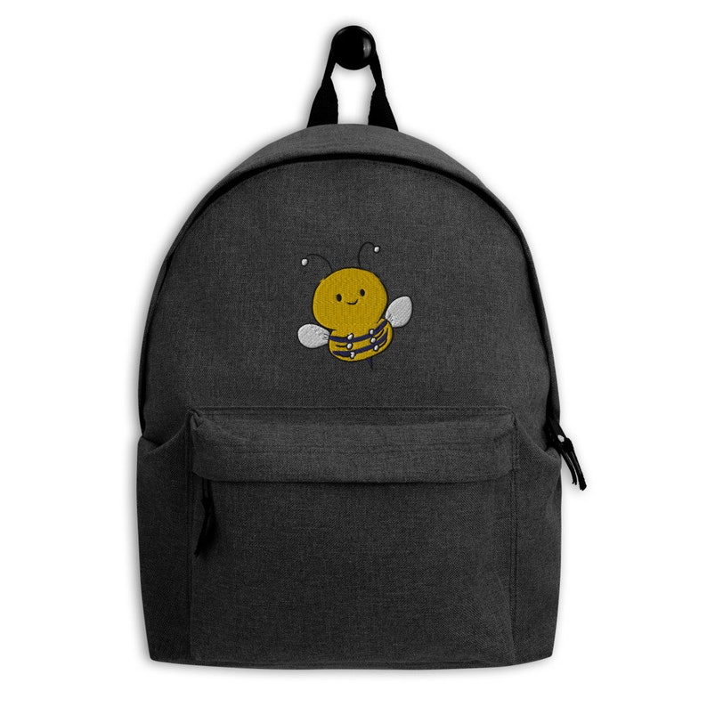 Baby Bee Embroidered Backpack