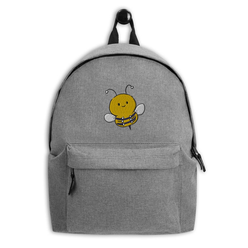 Baby Bee Embroidered Backpack
