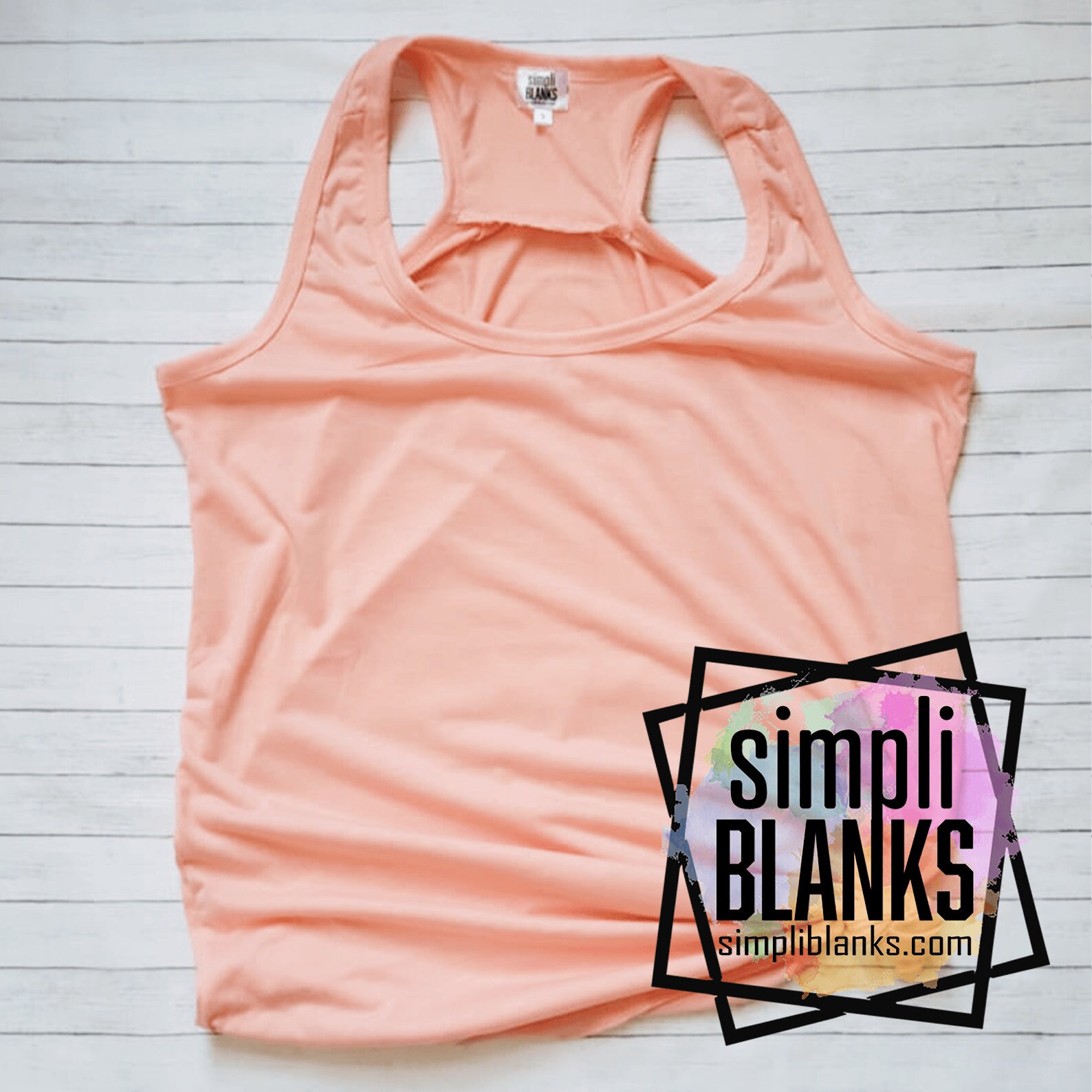Peach Sublimation Tank Top Etsy