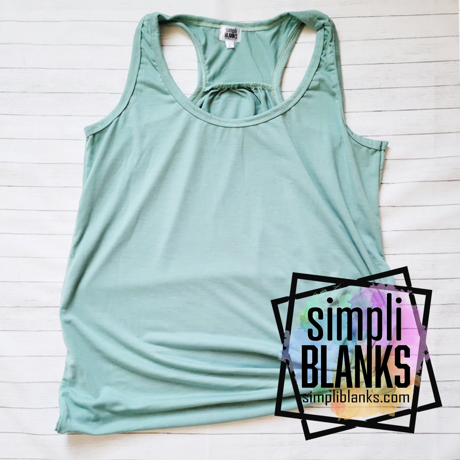 Teal Sublimation Tank Top Etsy