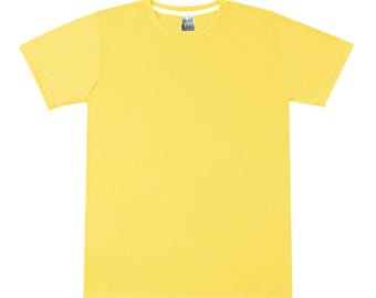 SS- YELLOW UNISEX sublimation shirt
