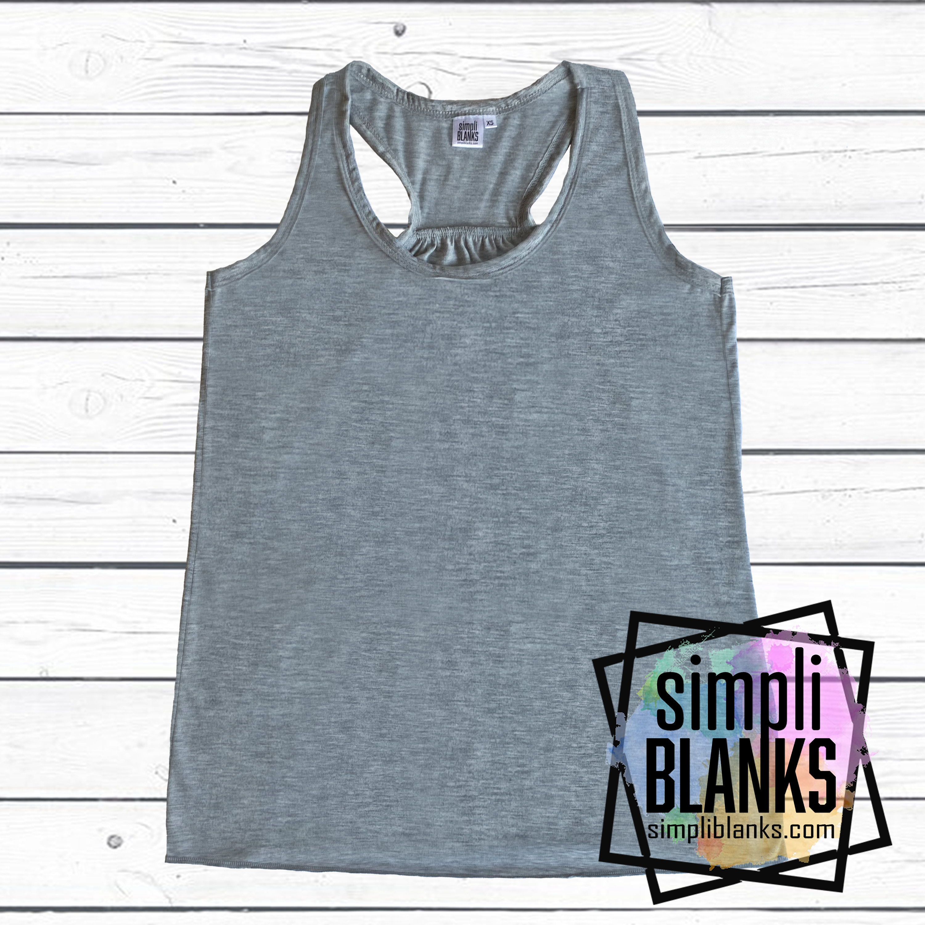 Grey Racerback Sublimation Tank Top - Etsy