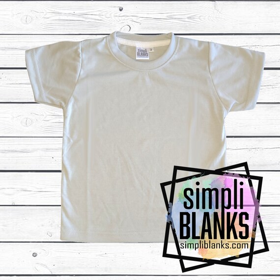 Silver Unisex Sublimation Shirts Infant 