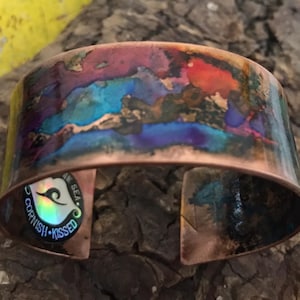 Copper Patina Cuff Bracelet